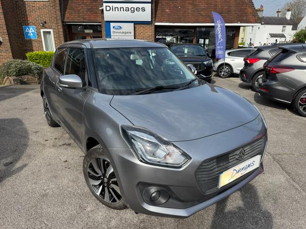 Used 2018 Suzuki Swift 1.0 Boosterjet SHVS SZ5 Hatchback 5dr Petrol Hybrid Manual Euro 6 (s/s) (111 ps) Silver at Dinnages