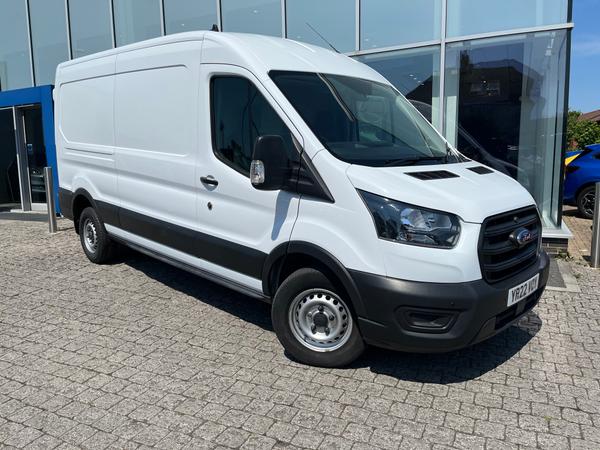 Used 2022 Ford Transit 2.0 350 EcoBlue Leader Panel Van 5dr Diesel Manual RWD L3 H2 Euro 6 (s/s) (130 ps) at Dinnages