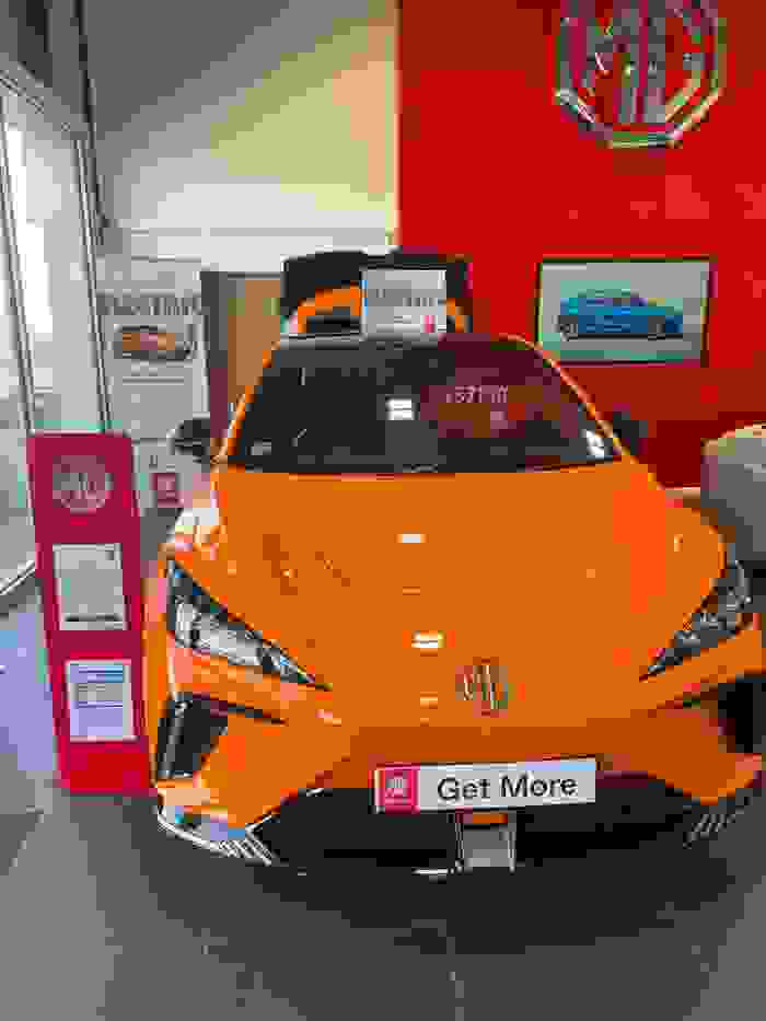 Used ~ MG MG 4 EV XPOWER VOLCANO ORANGE at Hawkins Motor Group