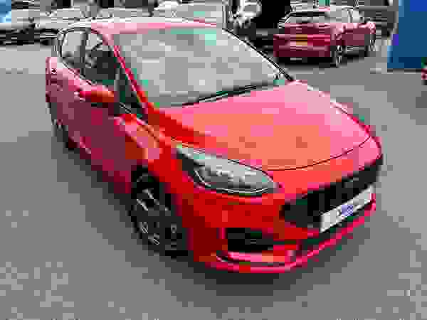 Used 2022 Ford Fiesta 1.0T EcoBoost MHEV ST-Line Edition Hatchback 5dr Petrol Manual Euro 6 (s/s) (155 ps) Race Red at Dinnages