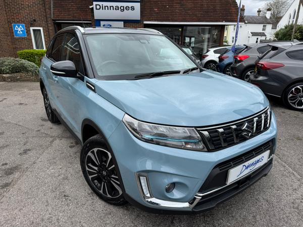 Used 2022 Suzuki Vitara 1.4 Boosterjet MHEV SZ5 SUV 5dr Petrol Hybrid Manual ALLGRIP Euro 6 (s/s) (129 ps) Blue at Dinnages