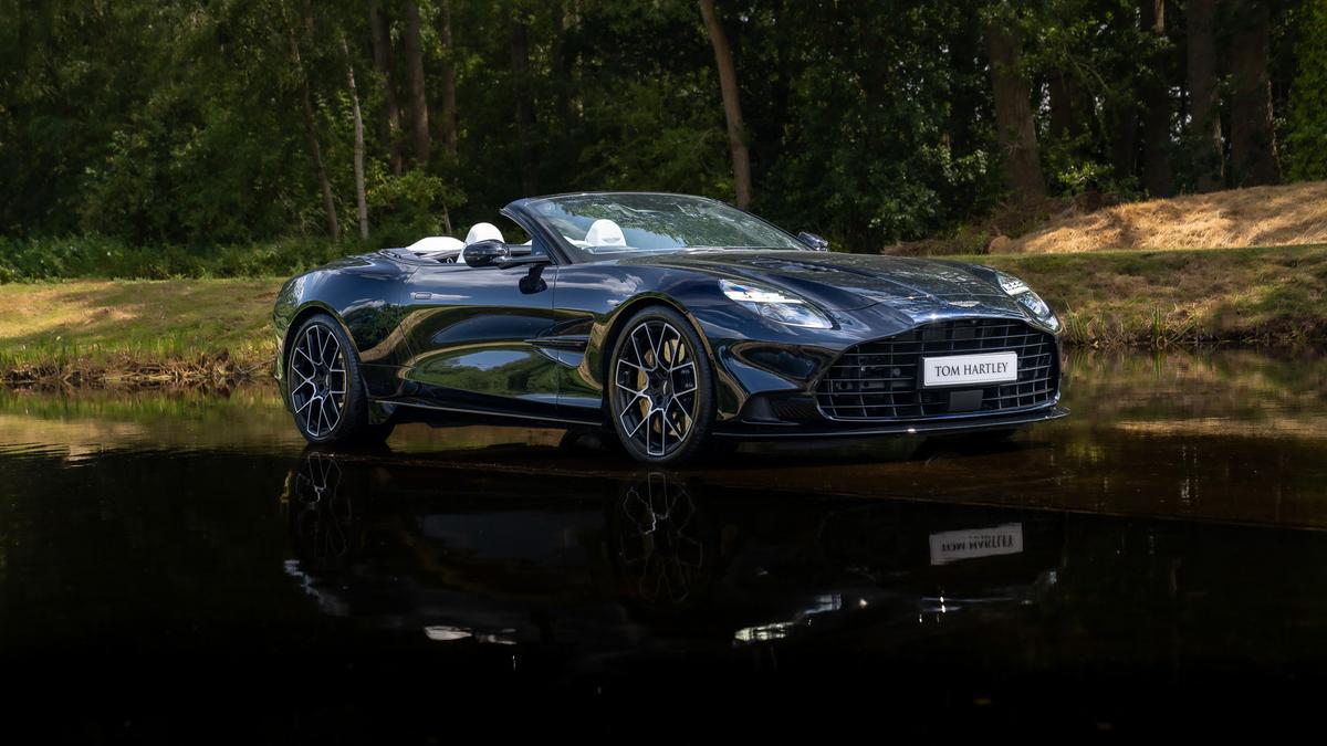 Used 2025 Aston Martin Vanquish Volante Signature Ultramarine Black Metallic at Tom Hartley