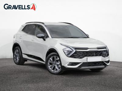 Used 2025 Kia SPORTAGE 1.6 h T-GDi GT-Line SUV 5dr Petrol Hybrid Auto Euro 6 (s/s) (207 bhp) White at Gravells