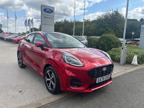 Used 2025 Ford Puma 1.0 MHEV ST-LINE MILD HYBRID MEGA SPEC Fantastic Red at Lawtons of Tadcaster