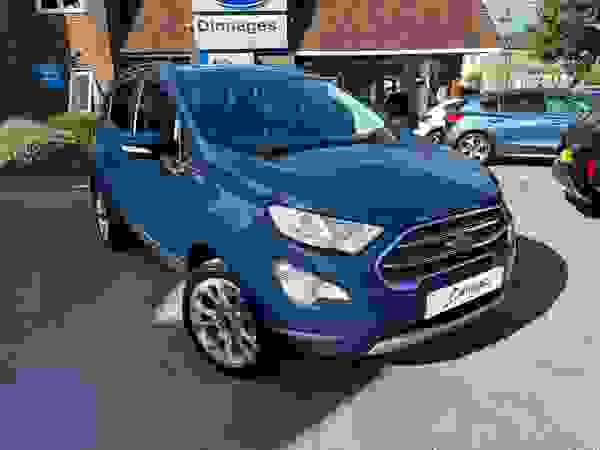 Used 2021 Ford ECOSPORT TITANIUM 1.0T ECOBOOST 125PS BLAZER BLUE at Dinnages