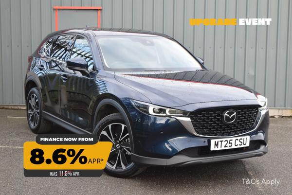 Used 2025 Mazda CX-5 2.0 e-Skyactiv G MHEV Exclusive-Line 5dr Auto Blue at SERE Motors