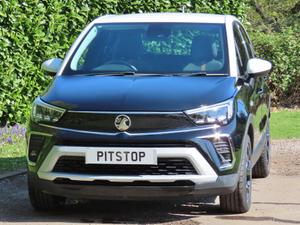 Used 2021 Vauxhall Crossland 1.2 Turbo Elite Nav SUV 5dr Petrol Auto Euro 6 (s/s) (130 ps) Black metallic at #sitename#