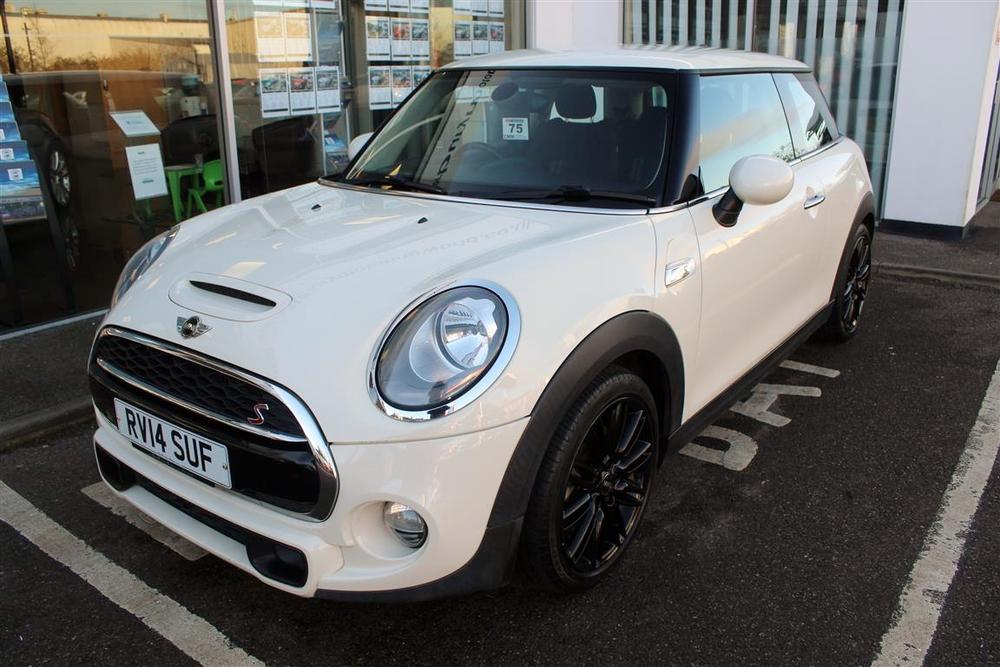 Used 2014 MINI HATCH COOPER S +AIR CON+ £8,000 64,708 miles WHITE ...