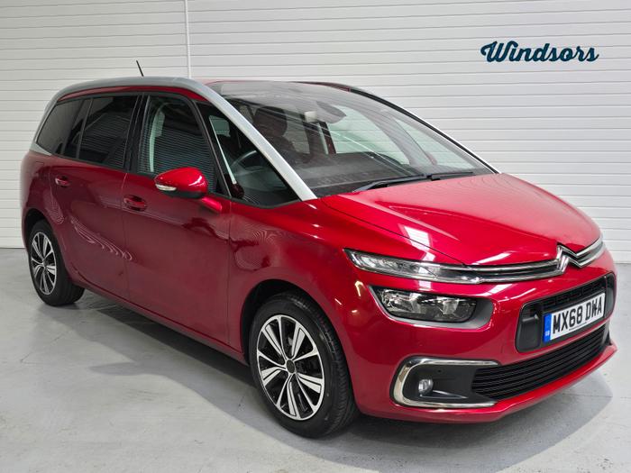 Used 2018 Citroen GRAND C4 SPACETOURER BLUEHDI FEEL S/S RED at Windsors of Wallasey