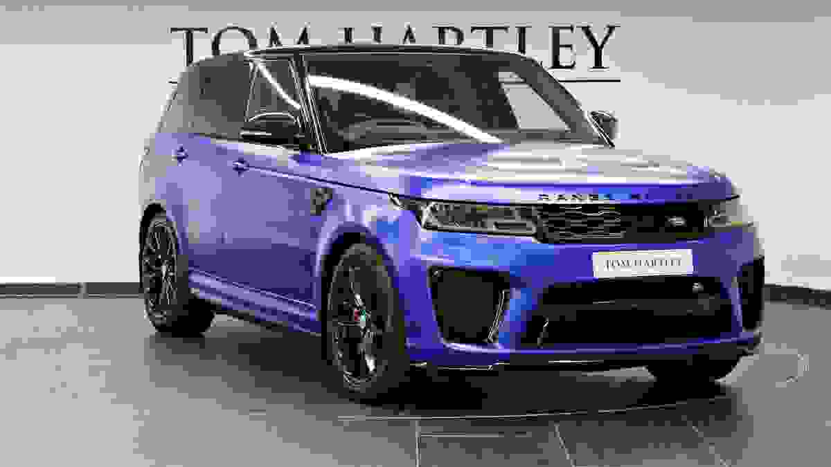 Used 2019 Land Rover RANGE ROVER SPORT SVR SVO Premium Pallette Blue at Tom Hartley