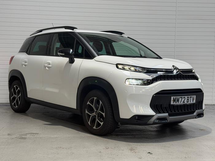 Used 2022 Citroen C3 Aircross 1.2 PureTech Shine SUV 5dr Petrol Manual Euro 6 (s/s) (110 ps) White at Gravells