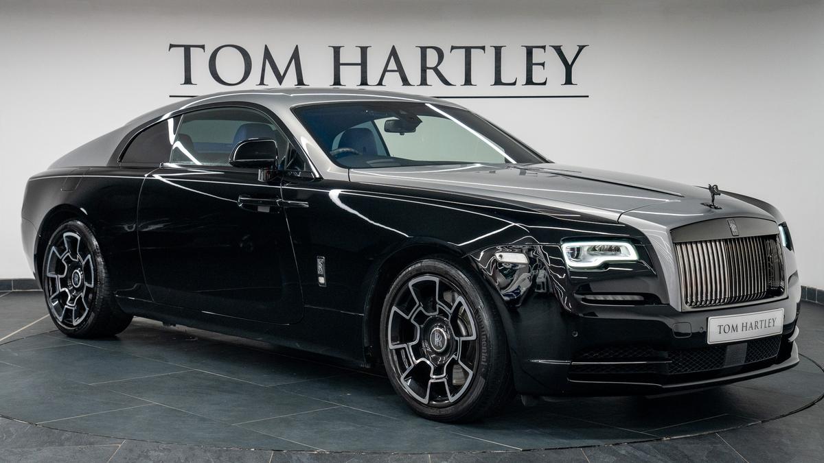 Used 2017 Rolls-Royce Wraith Black Badge Diamond Black/Jubilee Silver Metallic at Tom Hartley