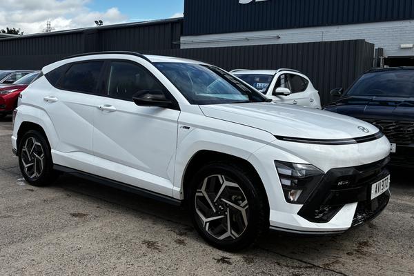 Used 2025 Hyundai KONA 1.6 Hybrid 129 N Line 5dr DCT White at SERE Motors