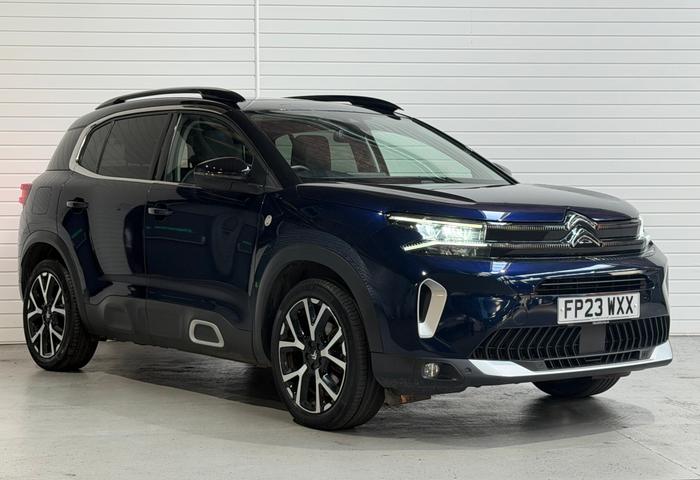 Used 2023 Citroen C5 Aircross 1.2 PureTech C-Series Edition SUV 5dr Petrol EAT8 Euro 6 (s/s) (130 ps) Blue at Gravells