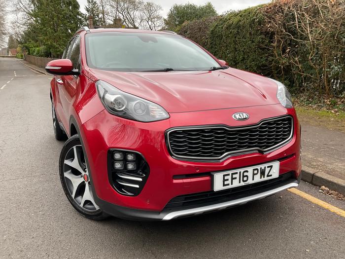 Kia Sportage  T-GDi GT-LINE in Infra Red £14,000