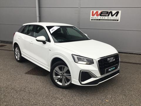 Used 2021 Audi Q2 1.5 TFSI CoD 35 S line SUV 5dr Petrol S Tronic Euro 6 (s/s) (150 ps) White at West End Motors Bodmin
