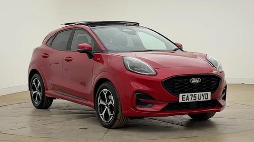 Used 2025 Ford Puma 1.0 MHEV ST-LINE MILD HYBRID MEGA SPEC Fantastic Red at Lawtons of Tadcaster