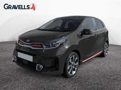 Used 2022 Kia PICANTO 1.0 T-GDi GT-Line Hatchback 5dr Petrol Manual Euro 6 (s/s) (99 bhp) midnight black at Gravells