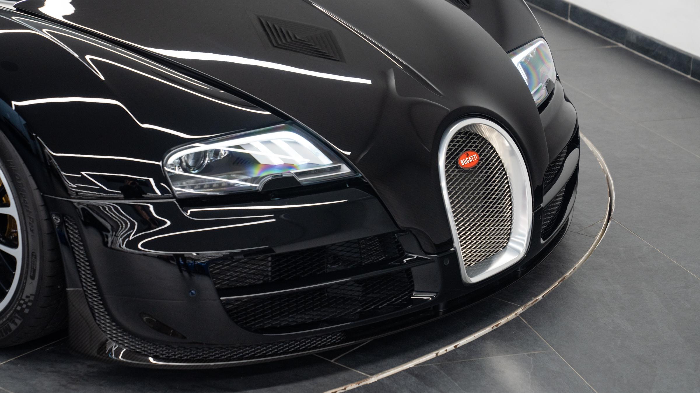 Used 2011 Bugatti Veyron Super Sport £1,700,000 1,000 miles Beluga Black | Tom Hartley Used 2011 Bugatti Veyron Super Sport £1,700,000 1,000 miles Beluga Black | Tom Hartley