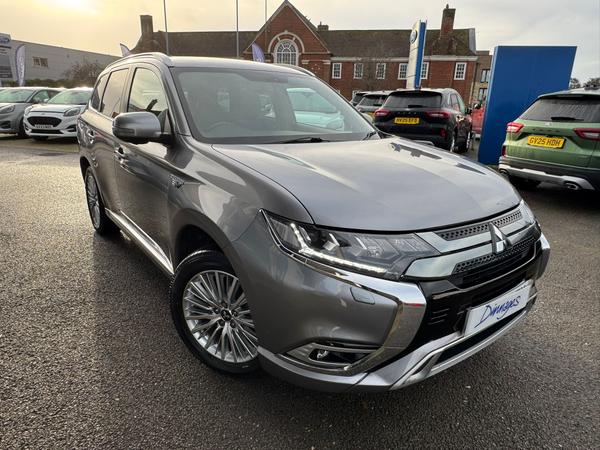 Used 2018 Mitsubishi Outlander 2.4h TwinMotor 13.8kWh 4h SUV 5dr Petrol Plug-in Hybrid CVT 4WD Euro 6 (s/s) (209 ps) Grey at Dinnages