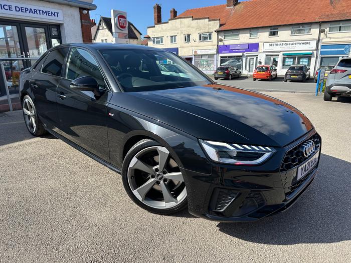 Used 2021 Audi A4 TFSI S LINE BLACK EDITION MHEV BLACK at Windsors of Wallasey