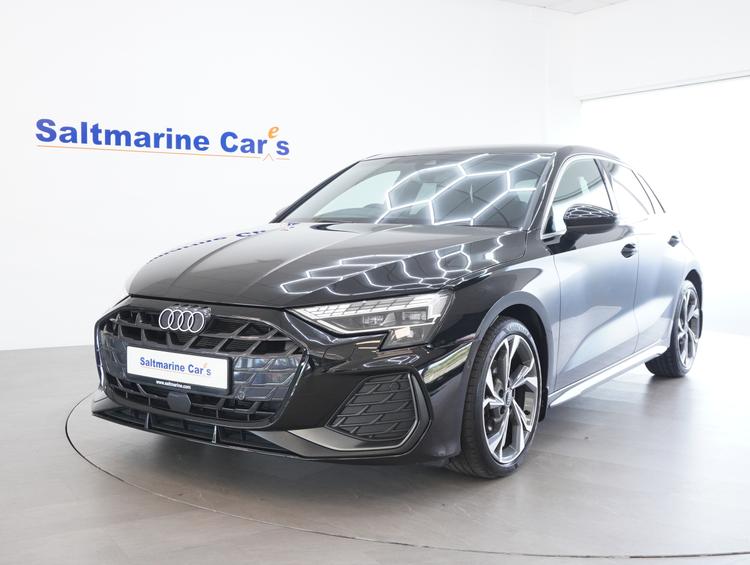 Used 2025 Audi A3 1.5 TFSI 30 S line Sportback 5dr Petrol S Tronic Euro 6 (s/s) (116 ps) Black at #sitename#