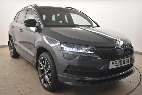 Used 2020 Skoda KAROQ 2.0 TSI [190] Sport Line 4x4 5dr DSG Grey at SERE Motors