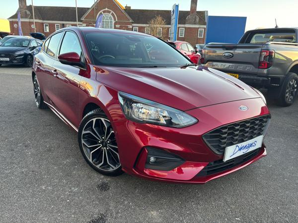 Used 2018 Ford Focus 1.5T EcoBoost ST-Line X Hatchback 5dr Petrol Manual Euro 6 (s/s) (182 ps) at Dinnages