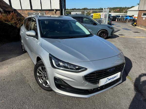 Used 2023 Ford Focus 1.0T EcoBoost Titanium Estate 5dr Petrol Manual Euro 6 (s/s) (125 ps) Moondust Silver at Dinnages