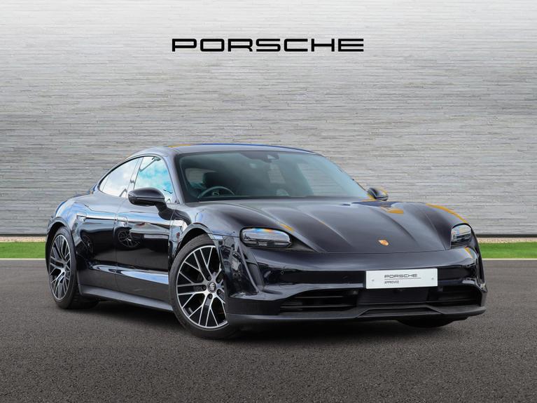 Used 2023 PORSCHE Taycan Performance Plus 93.4kWh 4S Saloon 4dr Electric Auto 4WD (11kW Charger) (571 ps) Black at JCT600