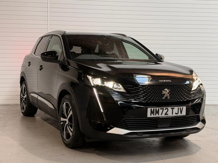 Used 2022 Peugeot 3008 1.2 PureTech GT Line SUV 5dr Petrol Manual Euro 6 (s/s) (130 ps) Black at Windsors of Wallasey
