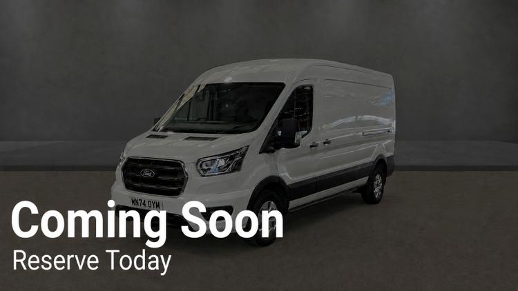 Used 2024 Ford Transit 2.0 350 EcoBlue Limited Panel Van 5dr Diesel Auto FWD L3 H2 Euro 6 (s/s) (130 ps) White at #sitename#