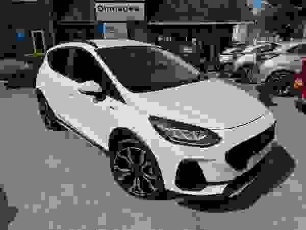 Used 2023 Ford Fiesta 1.0T EcoBoost MHEV Active X Edition Hatchback 5dr Petrol Manual Euro 6 (s/s) (125 ps) Frozen White at Dinnages