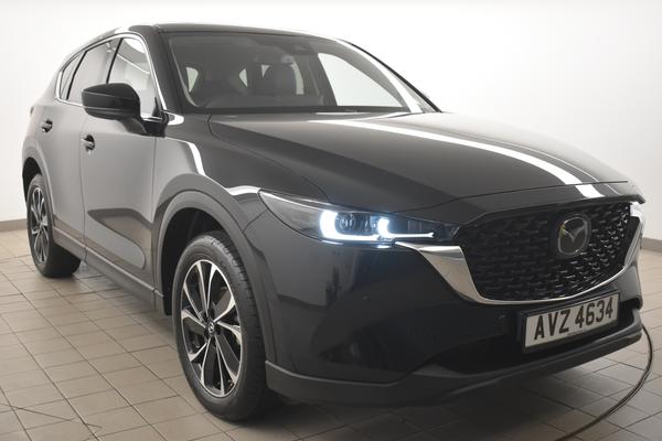 Used 2023 Mazda CX-5 2.0 e-Skyactiv G MHEV Exclusive-Line 5dr Auto Black at SERE Motors