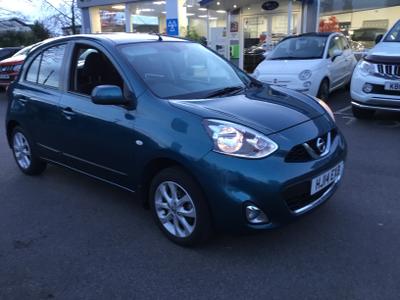 Used 2014 Nissan Micra 1.2 Acenta Hatchback 5dr Petrol CVT Euro 5 (80 ps) at Poole Mitsubishi