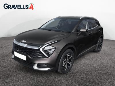 Used 2023 Kia SPORTAGE 1.6 h T-GDi 3 SUV 5dr Petrol Hybrid Auto Euro 6 (s/s) (226 bhp) phantom black at Gravells