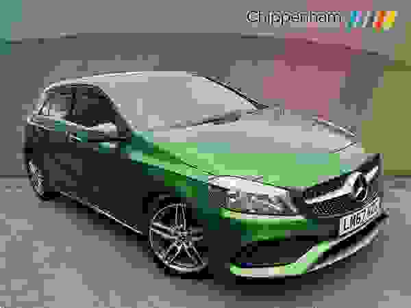 Used 2017 Mercedes-Benz A CLASS A180 AMG Line Executive 5dr Auto Green at Chippenham Motor Company