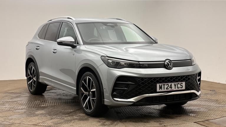 Used 2024 VOLKSWAGEN Tiguan 1.5 eTSI MHEV R-Line SUV 5dr Petrol Hybrid DSG Euro 6 (s/s) (150 ps) Silver at JCT600