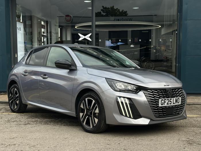 Used 2025 Peugeot 208 1.2 PureTech Allure Hatchback 5dr Petrol Manual Euro 6 (s/s) (100 ps) Grey at Gravells