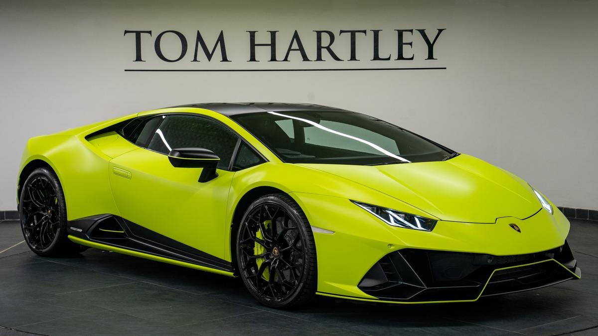 Used 2021 LAMBORGHINI Huracan EVO LP640-4 Fluo Capsule Verde Shock at Tom Hartley