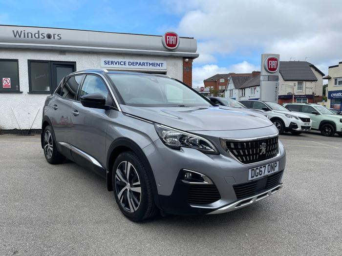Used 2017 Peugeot 3008 1.2 PureTech Allure SUV 5dr Petrol Manual Euro 6 (s/s) (130 ps) Grey at Windsors of Wallasey