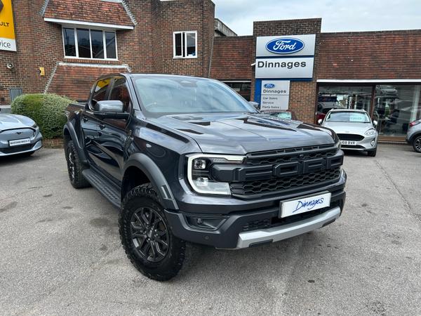 Used 2023 Ford Ranger 3.0T V6 EcoBoost Raptor Pickup Double Cab 4dr Petrol Auto 4WD Euro 6 (s/s) (292 ps) at Dinnages