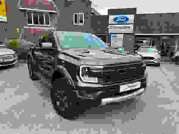 Used 2023 Ford Ranger 3.0T V6 EcoBoost Raptor Pickup Double Cab 4dr Petrol Auto 4WD Euro 6 (s/s) (292 ps) Meteor Grey at Dinnages