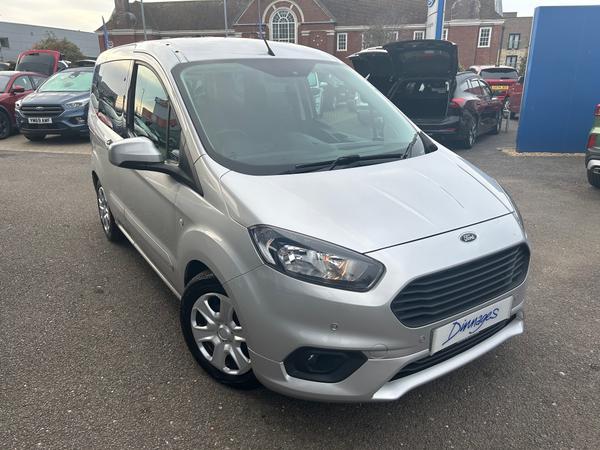 Used 2019 Ford Tourneo Courier 1.5 TDCi Zetec MPV 5dr Diesel Manual Euro 6 (100 ps) Moondust Silver at Dinnages
