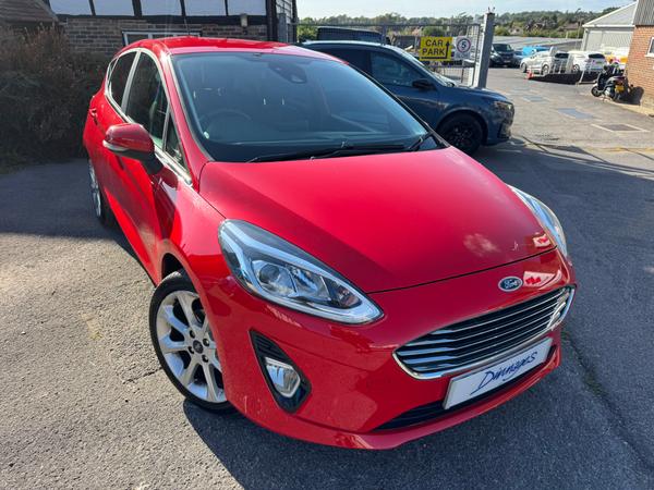 Used 2020 Ford Fiesta 1.0T EcoBoost MHEV Titanium X Hatchback 5dr Petrol Manual Euro 6 (s/s) (125 ps) Red at Dinnages