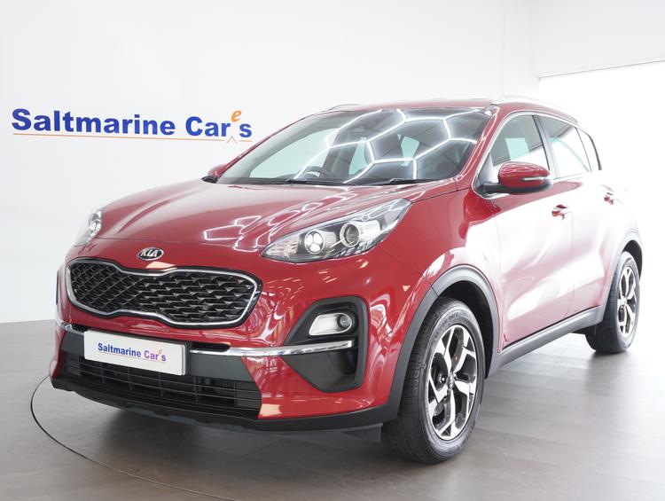 Used 2021 Kia Sportage 1.6 CRDi MHEV 2 SUV 5dr Diesel Hybrid Manual Euro 6 (s/s) (134 bhp) Red at #sitename#