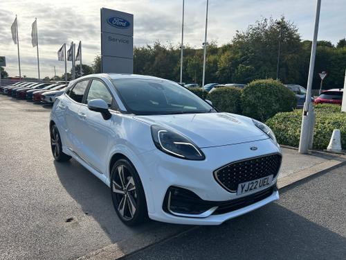 Used 2022 Ford Puma 1.0 MHEV ST-LINE VIGNALE 155PS MILD HYBRID VERY LOW MILEAGE Frozen White at Lawtons of Tadcaster