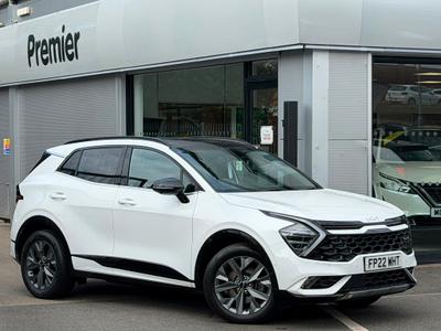 Used 2022 Kia Sportage 1.6 T-GDi ISG HEV GT-LINE S Fusion White at Kia Motors UK