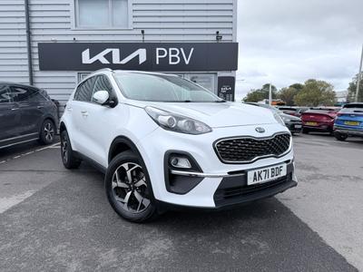 Used 2021 Kia Sportage 1.6 GDi ISG 2 Fusion White at Kia Motors UK