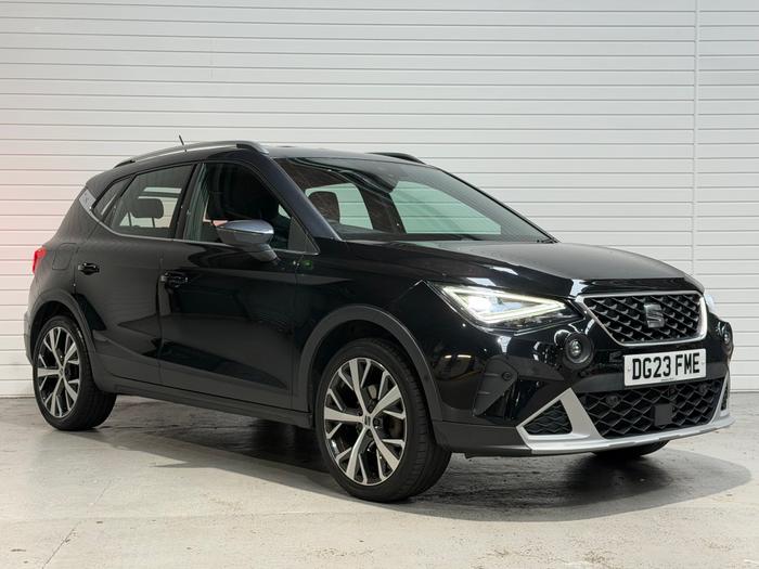 Used 2023 SEAT Arona 1.0 TSI XPERIENCE Lux SUV 5dr Petrol DSG Euro 6 (s/s) (110 ps) Black at Gravells